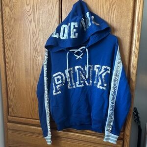 Pink Rare sequin pull over
